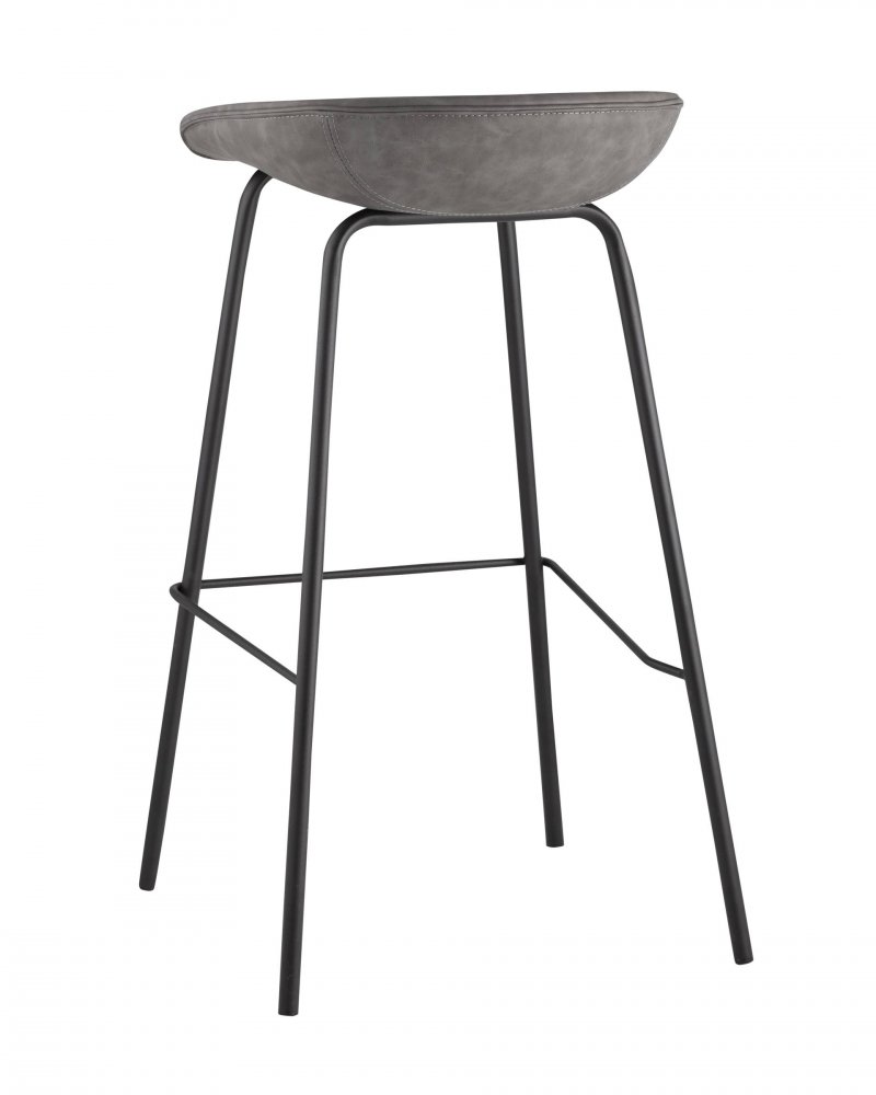 Стул барный Beetle Lite PU серый фото 4
