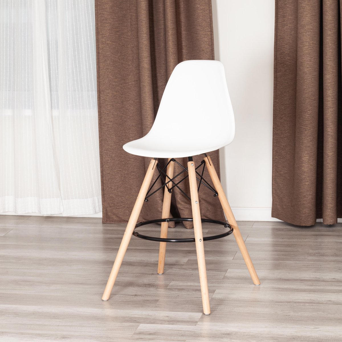 Стул барный Cindy Bar Chair mod. 80-1 Белый фото 12