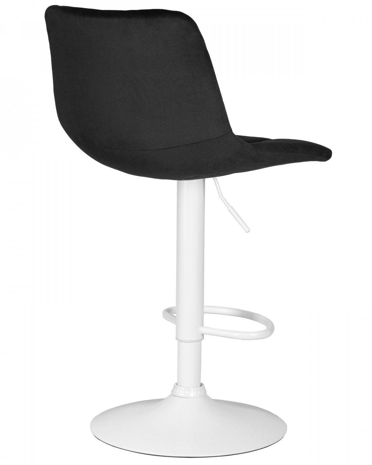 Набор 2 шт Стул барный DOBRIN TAILOR WHITE (черный велюр (MJ9-101)) фото 5