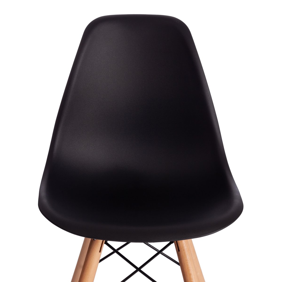 Стул барный Синди Бар Чаир/Cindy Bar Chair (мод.80-1) дерево бук/металл/пластик, 50х51х109см, черный 3010/ натуральный фото 15