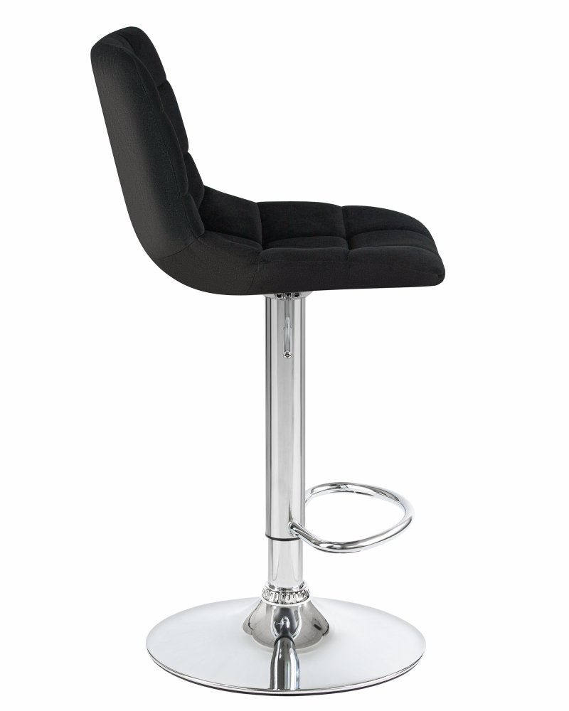 Стул барный DOBRIN TAILOR черный велюр MJ9-101 фото 2