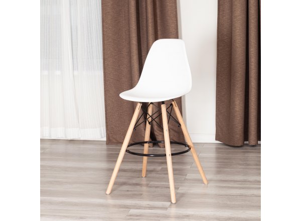 Стул барный Cindy Bar Chair mod. 80-1 Белый фото 12