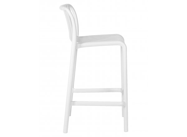 Набор 3 шт Стул полубарный DOBRIN CHLOE (белый)