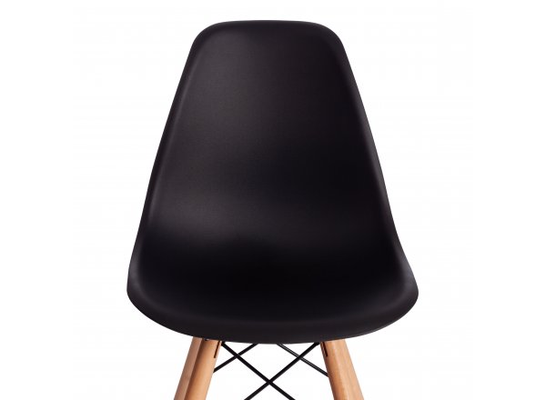 Стул барный Синди Бар Чаир/Cindy Bar Chair (мод.80-1) дерево бук/металл/пластик, 50х51х109см, черный 3010/ натуральный фото 15